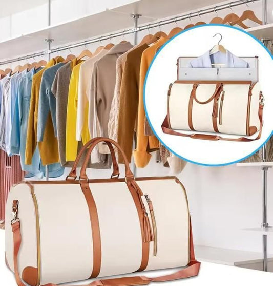 Convertible Garment Travel Bag for Women – 2-in-1 Hanging Suitcase & Large Duffle
